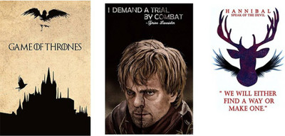 

Akhuratha Game of Thrones Fine Quality Wall Poster Paper Print(12 inch X 18 inch, Rolled)