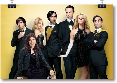 

Akhuratha The Big Bang Theory Fine Quality Wall Poster Paper Print(12 inch X 18 inch, Rolled)