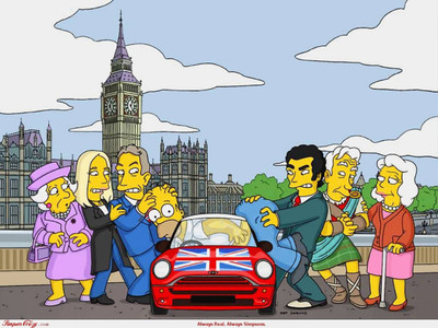Akhuratha The Simpsons Fine Quality Wall Poster Paper Print(12 inch X 18 inch, Rolled)