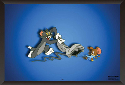 

Akhuratha Tom and Jerry Fine Quality Wall Poster Paper Print(12 inch X 18 inch, Rolled)