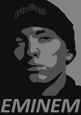

Akhuratha Eminem Fine Quality Wall Poster Paper Print(12 inch X 18 inch, Rolled)