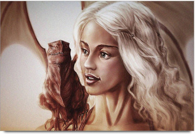 

Akhuratha Game of Thrones Fine Quality Wall Poster Paper Print(12 inch X 18 inch, Rolled)