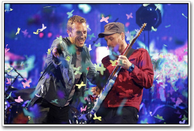 

Akhuratha Coldplay Fine Quality Wall Poster Paper Print(12 inch X 18 inch, Rolled)