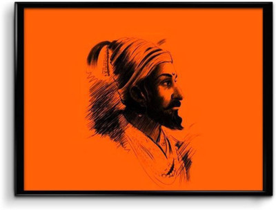 

Aabhaas Shivaji Wall Poster Fine Art Print(12 inch X 18 inch, Rolled)