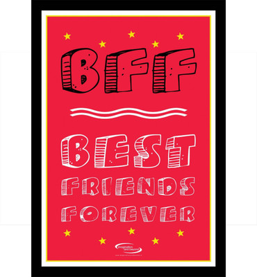 Akhuratha Friends Fine Quality Wall Poster Paper Print(12 inch X 18 inch, Rolled)