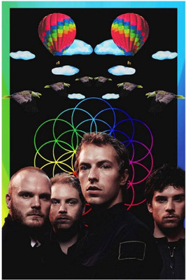 

Akhuratha Coldplay Fine Quality Wall Poster Paper Print(12 inch X 18 inch, Rolled)