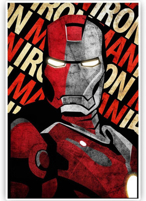 

Akhuratha Iron Man Fine Quality Wall Poster Paper Print(12 inch X 18 inch, Rolled)
