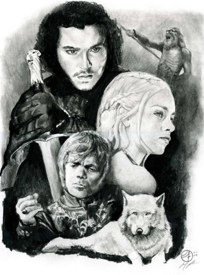 

Akhuratha Game of Thrones Fine Quality Wall Poster Paper Print(12 inch X 18 inch, Rolled)