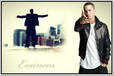 

Akhuratha Eminem Fine Quality Wall Poster Paper Print(12 inch X 18 inch, Rolled)
