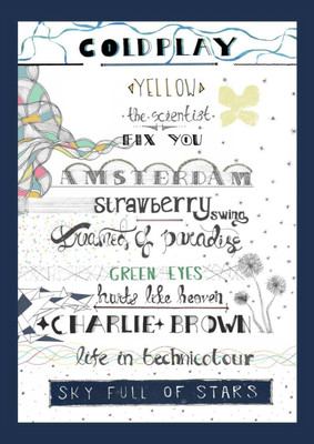 Akhuratha Coldplay Fine Quality Wall Poster Paper Print(12 inch X 18 inch, Rolled)
