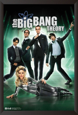 

Akhuratha The Big Bang Theory Fine Quality Wall Poster Paper Print(12 inch X 18 inch, Rolled)