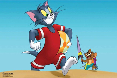 

Akhuratha Tom and Jerry Fine Quality Wall Poster Paper Print(12 inch X 18 inch, Rolled)