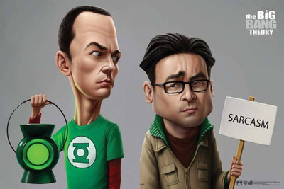 

Akhuratha The Big Bang Theory Fine Quality Wall Poster Paper Print(12 inch X 18 inch, Rolled)