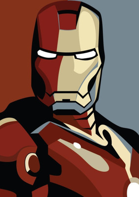 

Akhuratha Iron Man Fine Quality Wall Poster Paper Print(12 inch X 18 inch, Rolled)