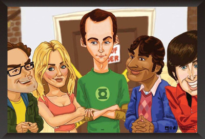

Akhuratha The Big Bang Theory Fine Quality Wall Poster Paper Print(12 inch X 18 inch, Rolled)