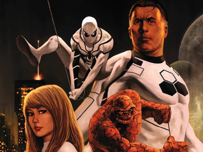 

Akhuratha Fantastic Four Fine Quality Wall Poster Paper Print(12 inch X 18 inch, Rolled)