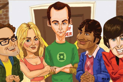 

Akhuratha The Big Bang Theory Fine Quality Wall Poster Paper Print(12 inch X 18 inch, Rolled)