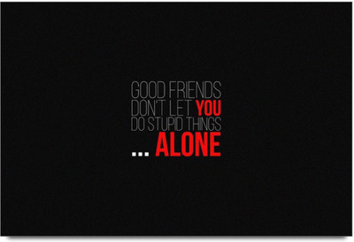 

Akhuratha Friends Fine Quality Wall Poster Paper Print(12 inch X 18 inch, Rolled)