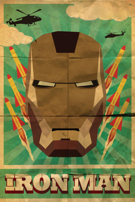

Akhuratha Iron Man Fine Quality Wall Poster Paper Print(12 inch X 18 inch, Rolled)