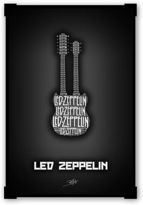 

Akhuratha Led Zeppelin Fine Quality Wall Poster Paper Print(12 inch X 8 inch, Rolled)