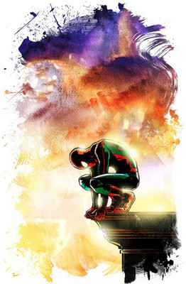 

Akhuratha Spiderman Fine Quality Wall Poster Paper Print(12 inch X 18 inch, Rolled)