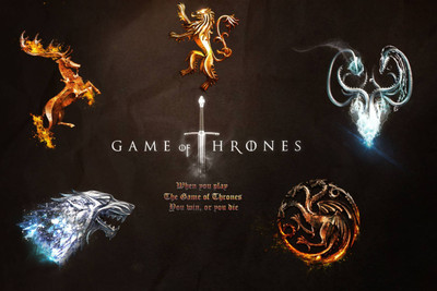 

Akhuratha Game of Thrones Fine Quality Wall Poster Paper Print(12 inch X 18 inch, Rolled)