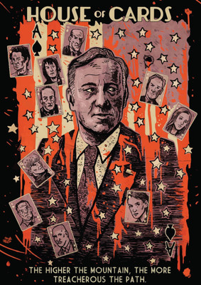 

Akhuratha House of Cards Fine Quality Wall Poster Paper Print(12 inch X 18 inch, Rolled)