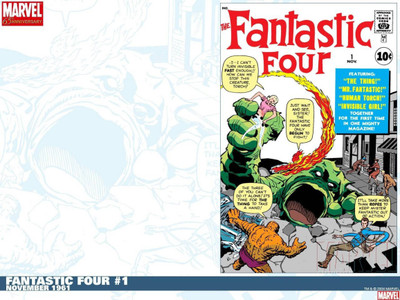 Akhuratha Fantastic Four Fine Quality Wall Poster Paper Print(12 inch X 18 inch, Rolled)