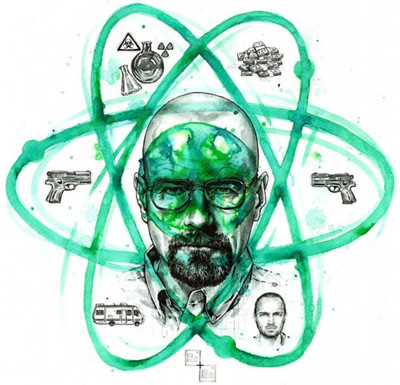 

Aabhaas Breaking Bad Wall Poster Fine Art Print(12 inch X 18 inch, Rolled)