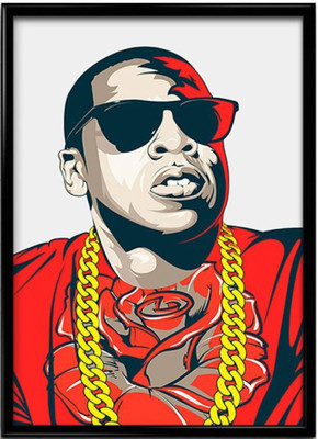 

Akhuratha Jay Z Fine Quality Wall Poster Paper Print(12 inch X 18 inch, Rolled)