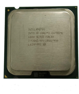 

Intel 2.93 GHz LGA 775 X6800 Core 2 Extreme Powerfull Processor(Silver)