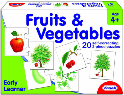 

Frank Fruits and Vegetables, Multi Color(2 Pieces)