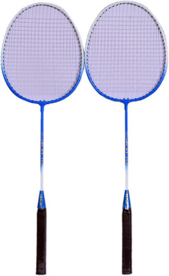 

go play Full Size Light Weight Strung Badminton Racquet Pair For Boys Men With Cover Multicolor Strung Badminton Racquet(G3 - 3.5 Inches, 500 g)