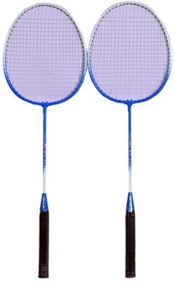 

go play Light Weight Strung Badminton Racquet Pair For Boys Men Girls Women Multicolor Strung Badminton Racquet(G3 - 3.5 Inches, 500 g)