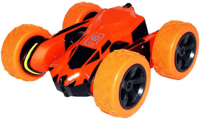 

SS INTERNATIONAL 30 KM/H High Speed Shock Absorbing 5-Wheeled 6CH 2-sided 360° Rotating RC Tumbling Stunt Car(Orange)