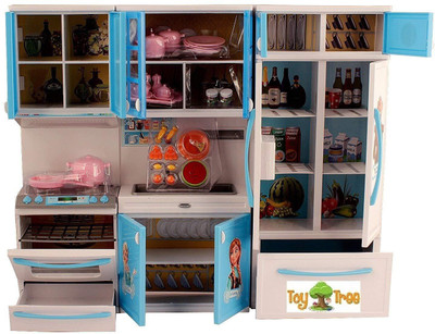 

jk int Battery Operated Kitchen Play Set for Kids, Multi Color