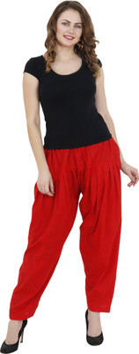 AADRIKA.COM FASHION WORLD Cotton Blend Solid Salwar