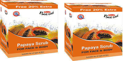 BEEONE PAPAYA SCRUB 240 GM Scrub(240 g)