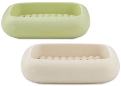 

Tuelip Eco Friendly Bamboo Soap Dish , Soap Box , Soap Case For your Bathroom , Kitchen Set Of 2 (Multi Colour)(Multicolor)