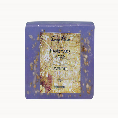 

lemon Charm Paraben and Suplhate Free Organic Lavender Body Bath Soap infused with Pure Essential Oils(75 g)