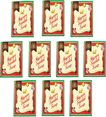 

Mysore Sandal SOAP 75GM(10 g, Pack of 10)