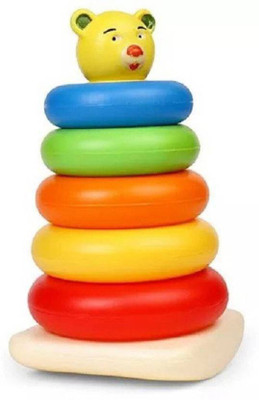 

Krivan Stacking Toys for Kids Teddy Ring(Multicolor)