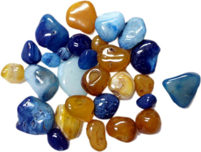 

GJTL Fish tank Colour Stones River Rock Unplanted Substrate(Multicolor)