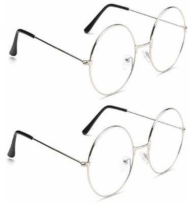 Scaglia Round Sunglasses(For Men & Women, Clear)