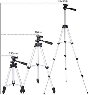 

Landmark EVQ_417E_3110 Tripod smart phones compatiable Portable tripod||360 degree tripod|| Foldable triopod|| Camera stand|| Mobile Tripod|| Camcorder tripod|| Camera mount|| Extendable tripod||Three-Dimensional Head & Quick Release Plate|| Compatible wi