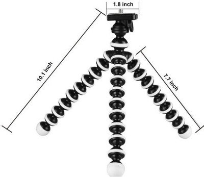 

Landmark EZL_609E_Gorilla Tripod smart phones compatiable Portable tripod||360 degree tripod|| Foldable triopod|| Camera stand|| Mobile Tripod|| Camcorder tripod|| Camera mount|| Extendable tripod||Three-Dimensional Head & Quick Release Plate|| Compatible