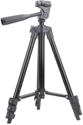 

OSRAY 3120 Foldable Camera Tripod with Mobile Clip Holder Bracket (Black) Tripod(Black, Supports Up to 500)