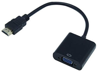 

ROAR TV-out Cable UMG_HDMI705C HDMI to VGA Cable compatible for laptop/PC/TV/Tablet/Projector/Xbox(Multicolor, For Computer)