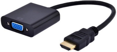 

ROAR TV-out Cable GRD_HDMI501G HDMI to VGA Cable compatible for laptop/PC/TV/Tablet/Projector/Xbox(Multicolor, For Computer)