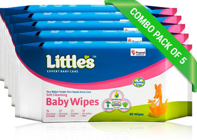 

Little's Soft Cleansing Baby Wipes(400 Pieces)